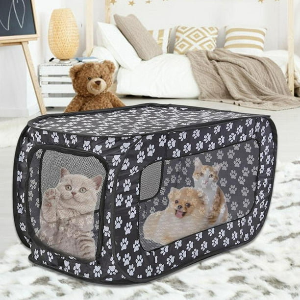 Bolsa de transporte plegable para mascotas-perrera suave, de llevar para perros y para en interiores y exteriores-cómoda Casa Colco Porta animales plegable