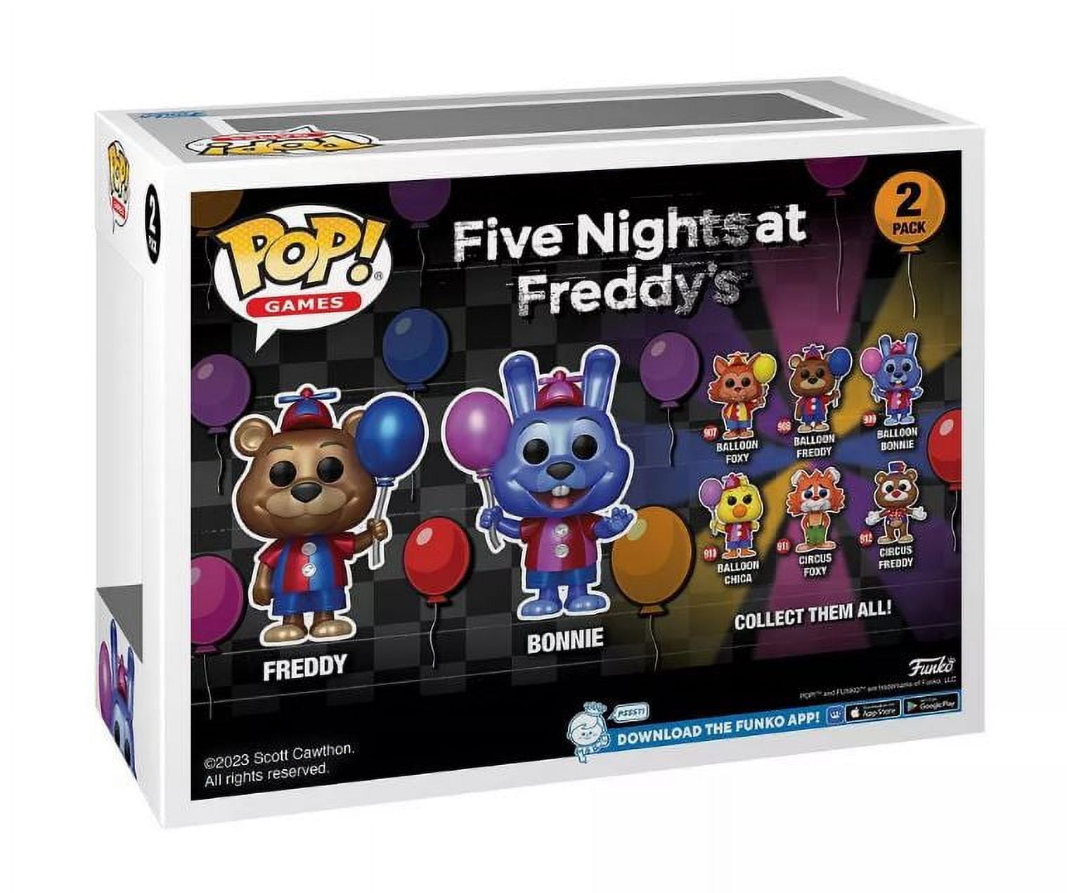 Funko Pop! Games: Five Nights At Freddy's 2 pack (Circus Foxy/ Circus  Freddy)