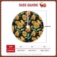 thumbnail image 2 of Sikiie Sunflowers And Bird Nativity Christmas Tree Skirt, Jesus Christian Winter Holiday Tree Mat Decoration(30-48IN)30", 2 of 6