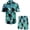 799, variant on Black Cat Pineapple Tropical Hawaiian Aloha Hawaiian Short Sleeve Button-Up Shirt