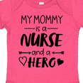 thumbnail image 4 of Inktastic My Mommy is a Nurse and a Hero Boys or Girls Baby Bodysuit, 4 of 5