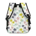 thumbnail image 3 of Haiem Hawaiian Coconut Tree Printed School Backpack,Casual Travel Lightweight Backpack,Durable Comfortable Multifunctional Backpack,Laptop Backpack, 3 of 5