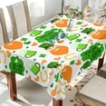 thumbnail image 4 of St Patrick Leprechaun Hat Clover Tablecloth Rectangle Colorful Table Cloth Large Square Table Cover for Dining Kitchen Party 60"x120" Decor Gift, 4 of 7