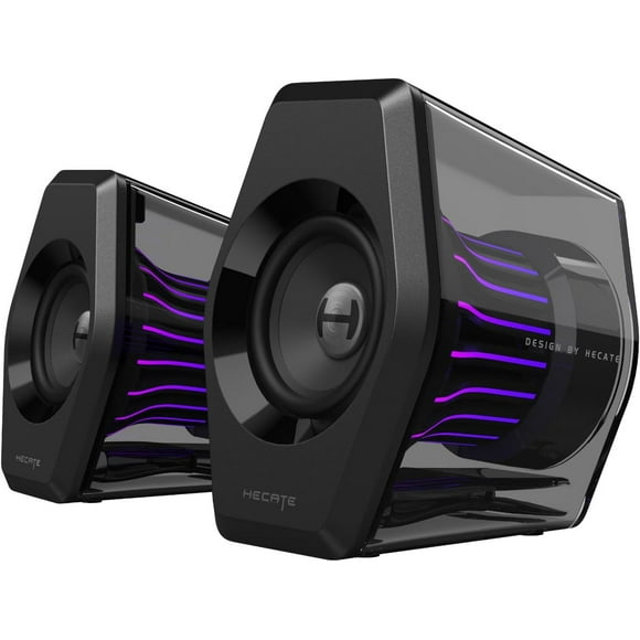 Edifier G2000 Pro 2.0 RGB Gaming Speakers with 64W Power, 270° TempoFlow™ Light Sync, Virtual 7.1 Surround Sound - Bluetooth 5.4/USB-C/AUX for PC, PS5, Xbox (Black)