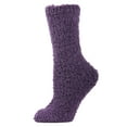 thumbnail image 3 of MeMoi Women's Teddy Bear Plush Crew Socks - Womens - Female, 9-11, Taupe, 3 of 11