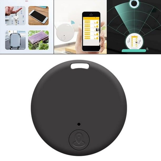 Mini Key Llavero, con aplicación, CR2032, para llaves Monedero Monedero s negro