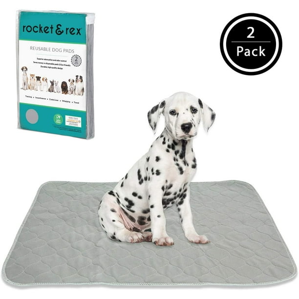 rocket & rex ExtraLarge,Washable, Reusable Dog Pee Pads. Waterproof, Puppy Training Pee Pads