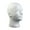 White, variant on Zhaomeidaxi 2Pcs Male Styrofoam Head 11 Inch Man Mannequin Manikin Foam Heads Wig Holder Hats Glasses Display Stand
