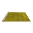 thumbnail image 2 of Ahgly Company Machine Washable Indoor Rectangle Oriental Yellow Industrial Area Rugs, 5' x 7', 2 of 4
