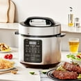 thumbnail image 3 of Atilioo 6 Quart Electric Pressure Cooker, 12-in-1 Stainless Steel Non-Stick Pot- Multicooker for Pressure Cooking, Slow Cooker, Rice, Steamer, Sauté, Yogurt, Warmer, 3 of 11