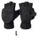 thumbnail image 4 of Wosthever Medios guantes cálidos de invierno para exteriores, guante térmico de lana, muñequera elástica para hombre, mujer, niños, manopla Suministros térmicos L, 4 of 6