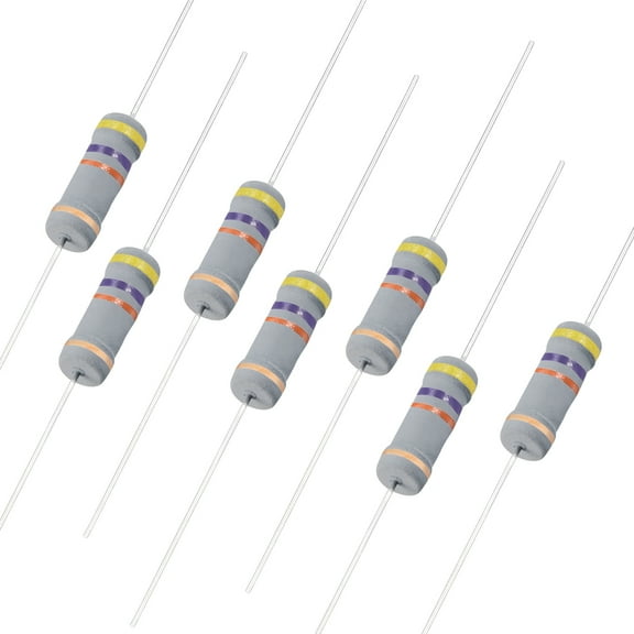 50Pcs 2W 47K Ohm Carbon Film Resistor 5% Tolerance 4 Color Bands
