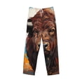 thumbnail image 6 of Daiia Oil Painting Style Iceberg Yak Men's Sleep Pant with Pockets and Drawstring,Pajama Pants-X-Large, 6 of 9
