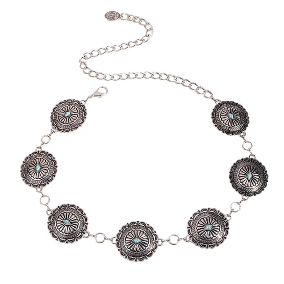 Cadena de Cintura Ajustable para Mujer Strade Fareast Limited Joyería Decorativa para el Vientre Plata