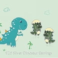 thumbnail image 5 of Dinosaur Stud Earrings 925 Sterling Silver Dinosaur Earrings Cute Animal Jewelry Gifts For Women Friend, 5 of 6