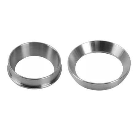 

Set of 2 Stainless Steel Espresso Dosing Funnels to Fit Most