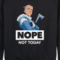 thumbnail image 3 of Avatar - The Last Airbender - Sokka Nope - Women's Lightweight French Terry Long Sleeve Shirt, 3 of 5