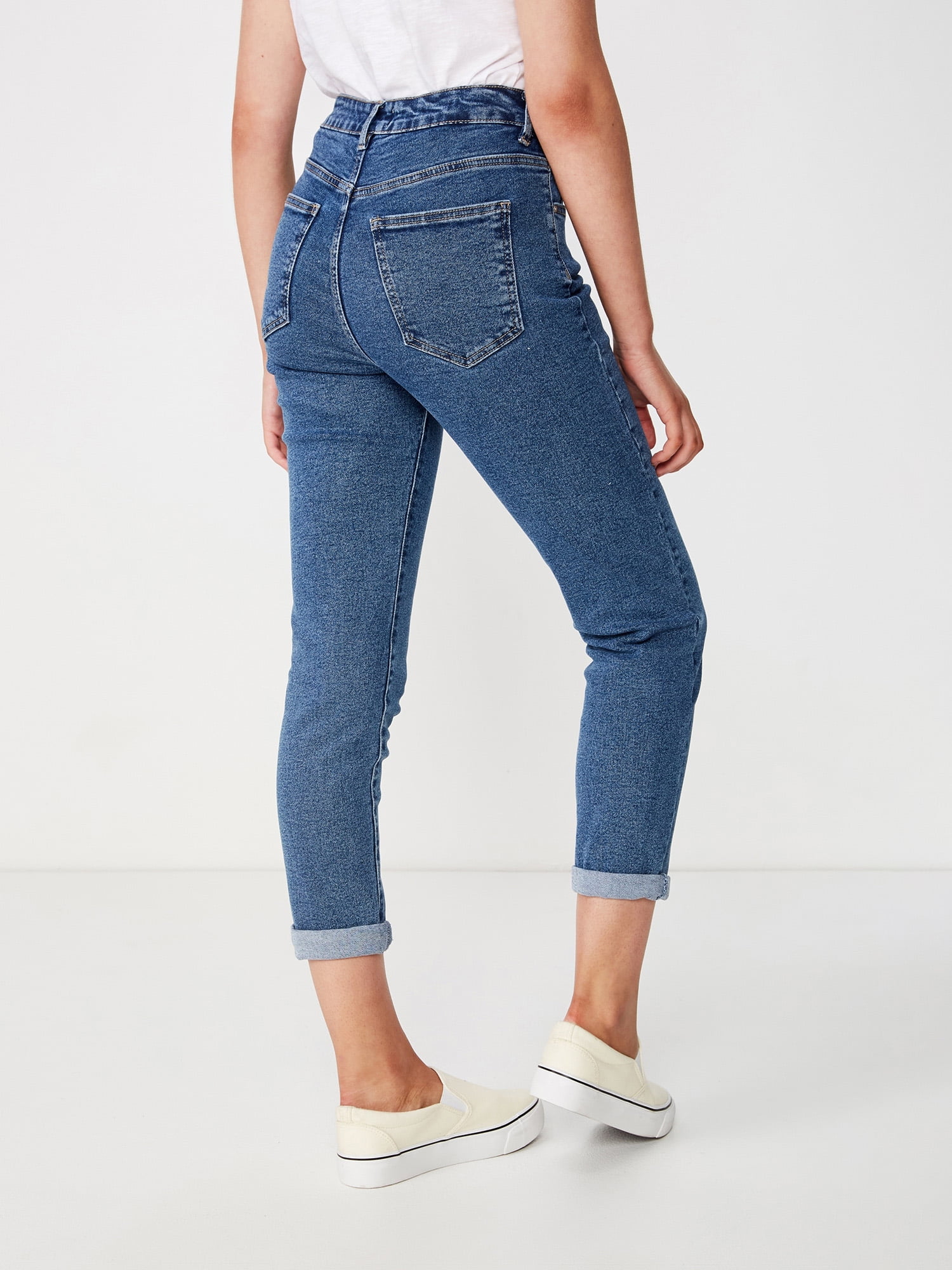 cotton on stretch mom jeans