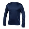 thumbnail image 2 of Blank Activewear Lot de 5 T-Shirts à Manches Longues pour Hommes, Tissu de Performance à Séchage Rapide, 2 of 3