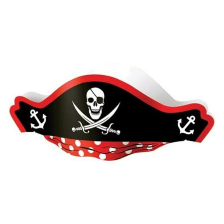 US Toy Pirate Captain Cardboard Party Hats Costume (1
