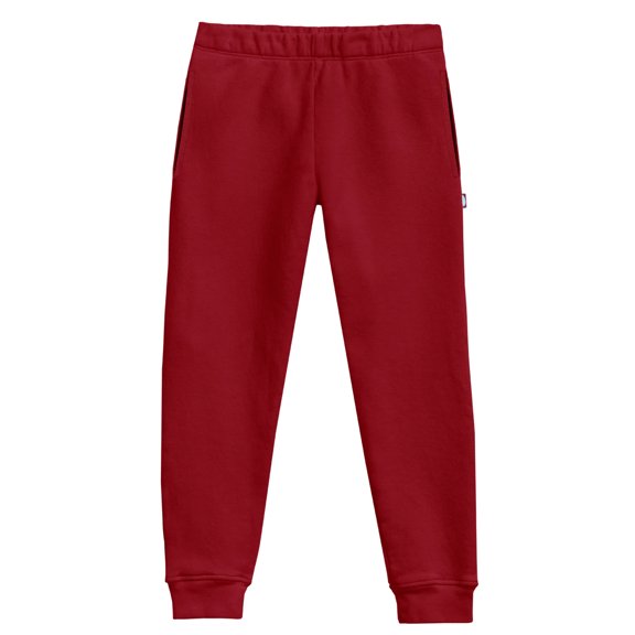 Soft Cotton Pocket Fleece Jogger| Red