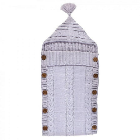 UPC: 0660168199512 | Hudson Baby Infant Girl Knitted Baby Lounge Stroller Wrap Sack Lilac One Size
