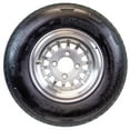 thumbnail image 2 of eCustomrim 205/65-10 Trailer Golf Cart ATV Offroad Tire On 10X7 Gloss Silver Rim A3, 2 of 6
