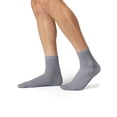 thumbnail image 6 of Jacob Alexander Pair of Adult Solid Crew Dress Socks - Oyster, 6 of 6