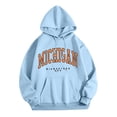 thumbnail image 3 of SIYUDAN Hoodies for Women Long Sleeve Hoodie Pullover Hoodies for Women Oversized Hoodies for WomenSky Blue Clothes Fall Sweatshirts for Women College Clothes for Women, 3 of 3