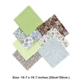 thumbnail image 2 of Naiovety Serie verde 7 unids/set paquetes de tela flor impresa algodón tela costura tela 50x50cm Type2 NO2 Naiovety JJ6704-17, 2 of 6