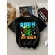 thumbnail image 1 of Kids' Summer Back To School Cartoon Printed Short Sleeve TShirt, Casual Cute Graphic Tee For Boys, Comfortable Breathable Cotton Blend Fabric, Stylish And Playful Design, 1 of 5