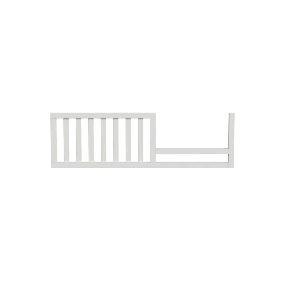 Pemberly Row Wood Transitional Fully Assembled Toddler Rail in White