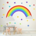 thumbnail image 3 of BE-TOOL PVC Rainbow Stickers Wall Decal Wall Sticker Home Baby Kids Bedroom Decoration Multicolor, 3 of 5