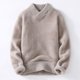 thumbnail image 4 of Sweaters men 2024 winter korean style mens warm sweater V-neck men sweaters autumn Men's wool pullovers men full size M-XXXL, 4 of 5