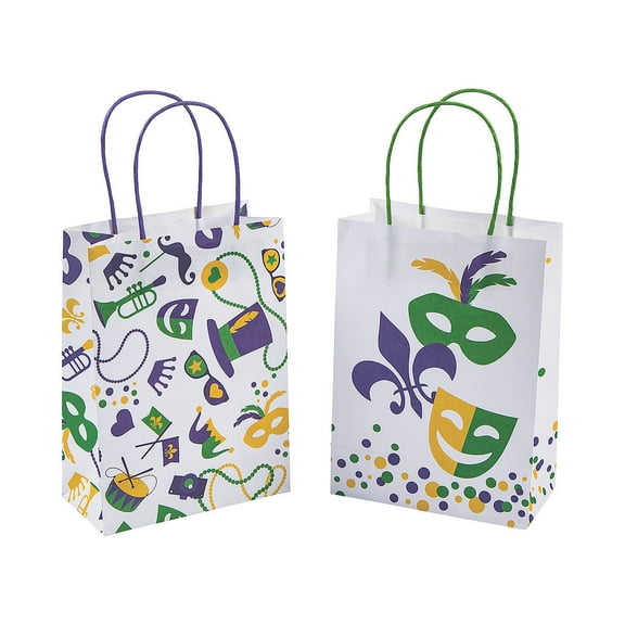 Mardi Gras Craft Bag - Party Supplies - 12 Pieces