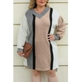 thumbnail image 6 of Redhotype Plus Size V-Neck Staple Sweater Dress - Chic & Cozy!, 6 of 8