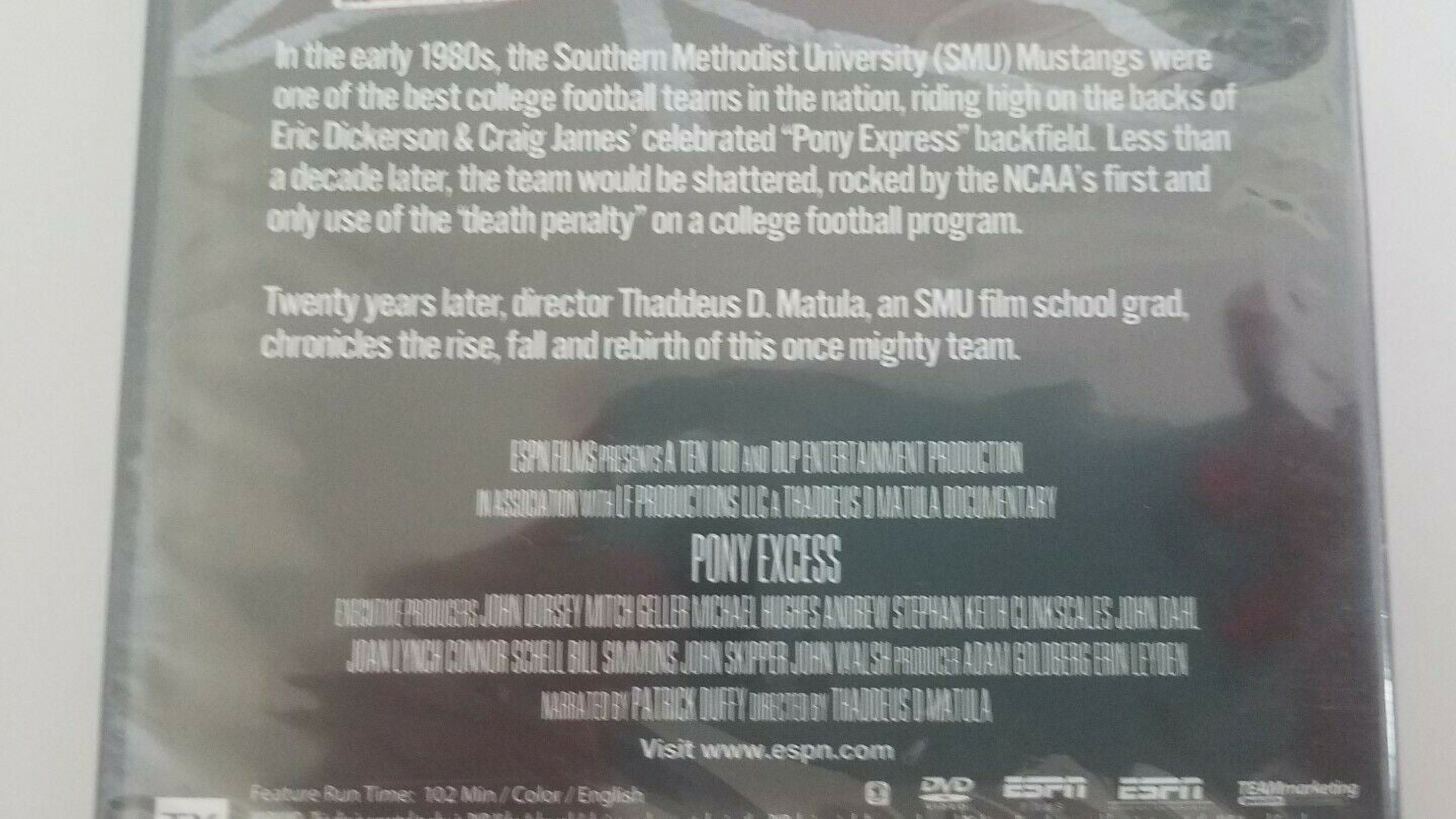 Espn Films 30 for 30 Pony Excess DVD