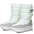 thumbnail image 3 of Oyedens Platform Skiing Boots for Women Deep Winter Fleece Lined Mid Calf Ski Trekking Boots, 3 of 7