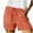 Orange, variant on DealovyWomens Summer Shorts Lightweight High Waisted Drawstring Loose Casual Shorts with Pockets