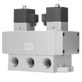 thumbnail image 3 of Válvula de 2 posiciones y 5 vías Ticfox Control eléctrico dual G1in K25D2H‑25DC 12V, 3 of 14