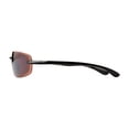 thumbnail image 4 of "The Influencer" Bifocal Sunglasses - Lightweight Unisex Reading Sunglasses - Black/HD Amber - 2.50, 4 of 5