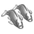 thumbnail image 4 of Fish Shaped Aluminum Cake Mold Set 2pcs Baking Tools for Rice Cakes, Jelly, Chocolate Desserts Non Deforming Food Mold for Party Decoration, 4 of 5