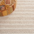 thumbnail image 6 of SAFAVIEH Natura Frona Striped Wool Area Rug, Taupe/Ivory, 5' x 8', 6 of 8