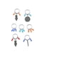 thumbnail image 5 of Trenzas étnicas coloridas para el cabello, joyería DIY, bucles, trenza, tocado, anillo, coleta, accesorio, 5 of 5