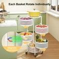 thumbnail image 3 of Cesta giratoria SNTD de 5 niveles para frutas y verduras, 3 of 8