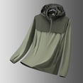 thumbnail image 3 of Tqyyweavej Women's Plus UPF 50+ Lightweight Athletic Jacket Sun Protection Zip Up Hoodies Oversize Color Block Pocketed Shirts for Hiking, 3 of 6
