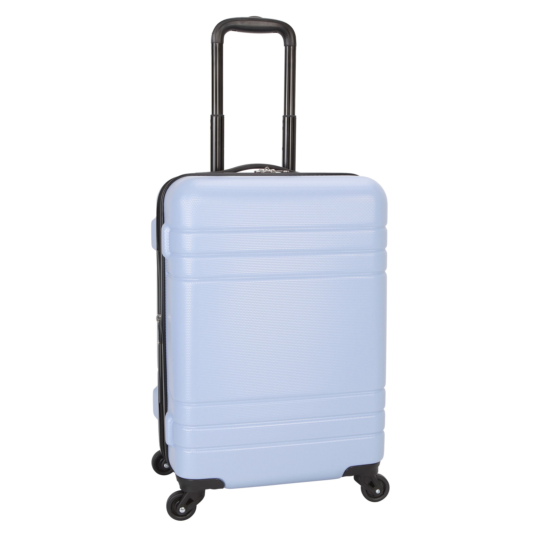 Protégé 3-Piece Hardside Luggage Set With 360 Spinner Wheels and Divider Pockets, Includes Carry-on and 2 Packing Cubes, Blue Water
