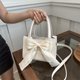 thumbnail image 3 of Bolso Mano para Mujer WDOplteas Hobo Elegante con Lazo PU Gran Capacidad Color Sólido, 3 of 9
