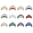 thumbnail image 4 of Baroquely Crystal Bridal Hairhoop Nonslip Design Tiaras Crownpiece For Bride Weddings Anniversaries Stage Performances, 4 of 9