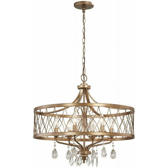 Minka Lavery - West Liberty - Chandelier 6 Light Olympus Gold in Traditional